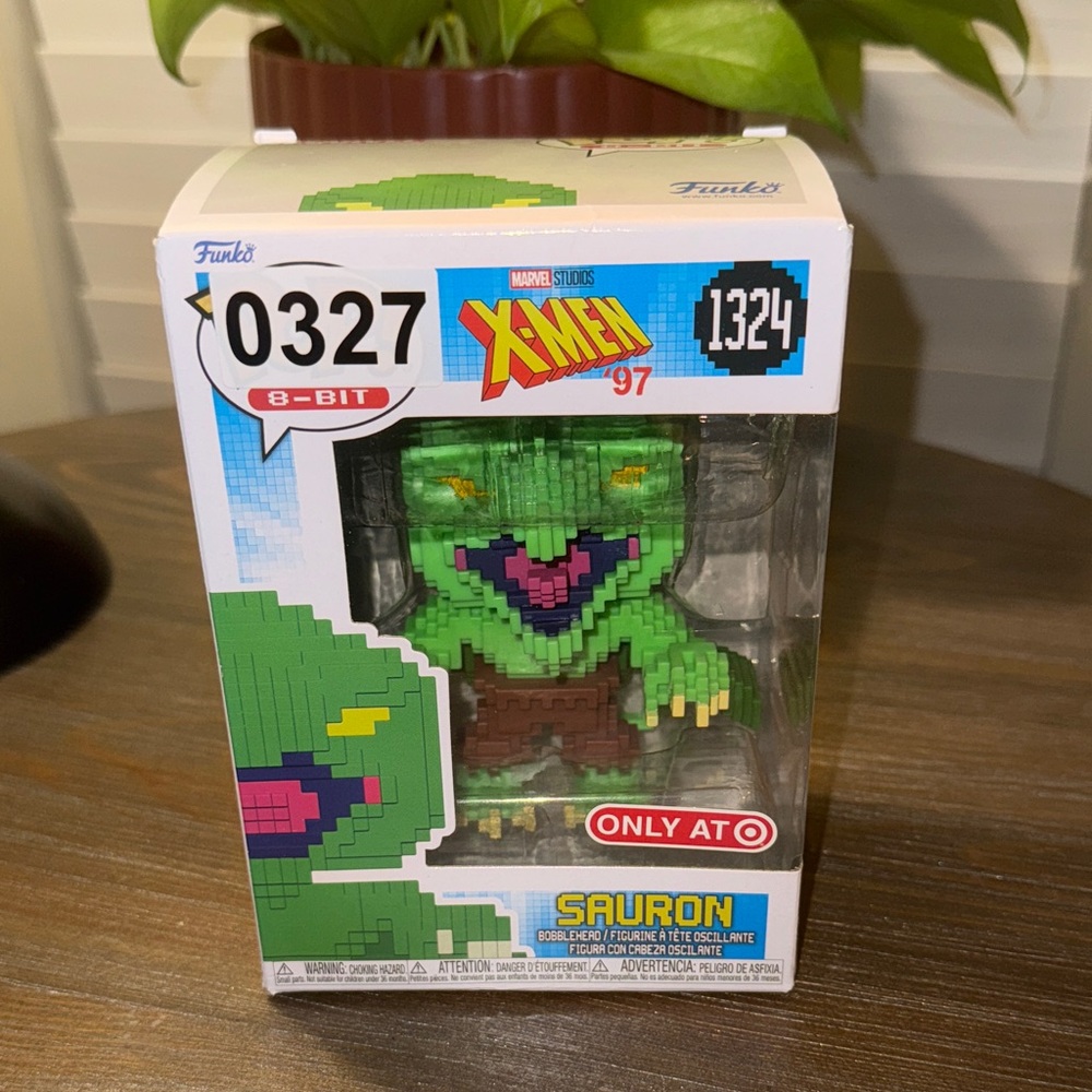Funko Pop Marvel X-Men 1997 8-Bit Sauron Target Exclusive Figurine Green